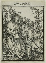 The Cardinal, n.d., Hans Holbein, the younger, German, 1497-1543, Germany, Woodcut on paper, 72 x