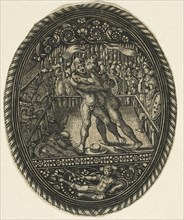 Combat, 1620/50, Antoine Jacquard, French, active 1620-1650, France, Engraving on cream laid paper,