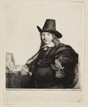 Jan Asselijn, Painter, c. 1647, Rembrandt van Rijn, Dutch, 1606-1669, Holland, Etching and drypoint