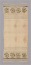 Towel, 19th century, Turkey, Turkey, embroidery, 204.4 x 86.3 cm (80 1/2 x 34 in.)