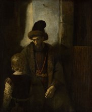 Jacob’s Farewell to Benjamin, 1650/60, Follower of Rembrandt van Rijn, Dutch, 1606-1669,