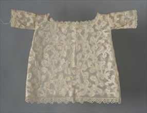 Image Robe (For Christ Child Statue), 1725/1800, Italy, Linen, bobbin part lace, trimmed with three