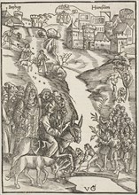 Christ’s Entry into Jerusalem, from Passio domini nostri Jesu Christi, c. 1503, Urs Graf, the Elder