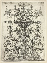 Ornament with Arabesques, 1526/30, printed 1684, Daniel Hopfer, I, German, 1470-1536, Germany,