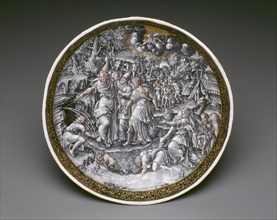 Tazza with Moses Striking Water from the Rock, 1570/75, Master I. C. (French, active 1553-85),