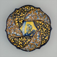 Bowl with a Bust of Mucius Scaevola, 1535/45, Italian, Faenza, Faenza, Tin-glazed earthenware
