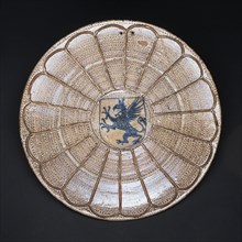 Hispano-Moresque Lusterware Plate with Griffin, 1475/1500, Spanish, Valencia (probably Manises),