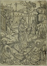 Christ on Mount of Olives, page 52 from the Treasury (Schatzbehalter), 1491, Michael Wolgemut and