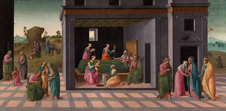 Scenes from the Life of Saint John the Baptist, 1490/95, Bartolommeo di Giovanni, Italian, fl. c.
