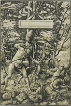 Alcon Slaying the Serpent, 1510–15, Hans Wechtlin, I, German, 1480/85-after 1526, Germany,