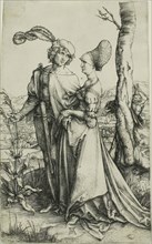 Young Couple Threatened by Death (The Promenade), about 1498, Albrecht Dürer, German, 1471-1528,