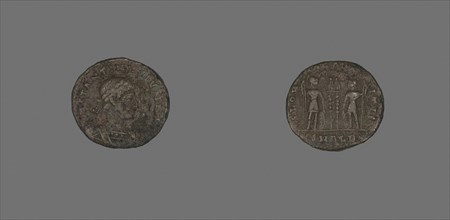 Follis (Coin) Portraying Emperor Constantine II as Caesar, AD 333/335, Roman, Ancient