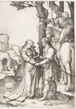Saint George Liberating the Princess, c.1508, Lucas van Leyden, Netherlandish, c. 1494-1533,