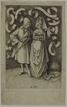 The Ill-Assorted Couple, c. 1495, Israhel van Meckenem the Younger, German, c. 1440/45-1503,