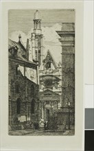 Church of St. Etienne du Mont, Paris, 1852, Charles Meryon, French, 1821-1868, France, Etching on