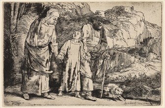 Christ Returning from the Temple with His Parents, 1654, Rembrandt van Rijn, Dutch, 1606-1669,