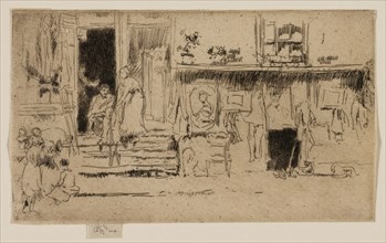 The Rag Shop, Milman’s Row, 1887, James McNeill Whistler, American, 1834-1903, United States,