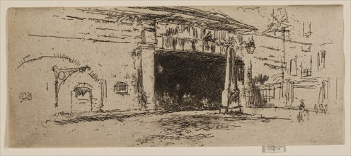 Railway Arch, American Square, 1887, James McNeill Whistler, American, 1834-1903, United States,