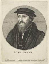 Sir Anthony Denny, 1647, Wenceslaus Hollar (Czech, 1607-1677), after Hans Holbein the younger