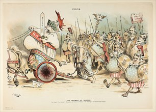 The Triumph of Boodle, from Boodle, n.d., Joseph Keppler, American, 1838-1894, United States, Color