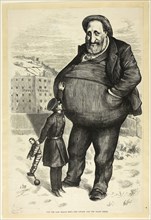 Can the Law Reach Him?, n.d., Thomas Nast, American, 1840-1902, United States, Lithograph on