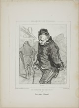 Les Invalides du Sentiment: Les deux Edmond, 1853, Paul Gavarni, French, 1804-1866, France,