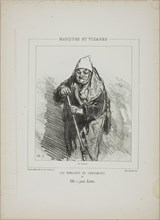 Les Invalides du Sentiment: Elle a joué Zaïre, 1853, Paul Gavarni, French, 1804-1866, France,