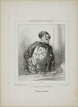 Les Invalides du Sentiment: Toujours étonnant!, 1853, Paul Gavarni, French, 1804-1866, France,
