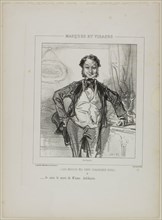 Les maris me font toujours rire: Je suis le mari de M’ame Jolibiais, 1853, Paul Gavarni, French,