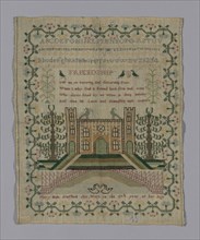 Sampler, 19th century, Mary Holt, England or United States, England, 33.7 × 42 cm (13 1/4 × 16 1/2