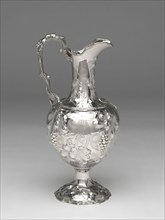 Pitcher, 1855/63, Cann and Dunn, American, 1855–1860, Retailed by John Cox and Co., American,
