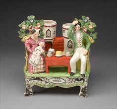 Chimney Ornament: Tee Total, c. 1820, England, Staffordshire, Staffordshire, Glazed earthenware