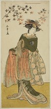 The Actor Nakayama Tomisaburo I as the Geisha Yukino (or Oyuki?) in the Play Kabuki no Hana Bandai