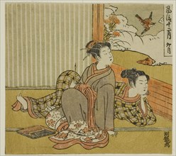 The Fourth Month (Uzuki), from the series Fashionable Twelve Months (Furyu juni tsuki), c. 1770/72,