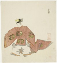 Kishunraku, from an untitled series of No plays, 1823, Takashima Chiharu, Japanese, 1777-1859,