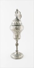 Carpenters’ Guild Cup and Cover, c. 1750, Germany, Pewter, 38.7 x 11.4 cm (15 1/4 x 4 1/2 in.)