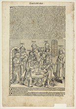 The Martyrdom of Saint Simon of Trent from Schedel Weltchronik (Schedel’s World History), Plate 23