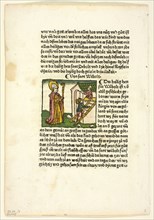 Saint Wilbolt from Heiligenleben, Winterteil (Lives of the Saints—Wintertime), Plate 3 from
