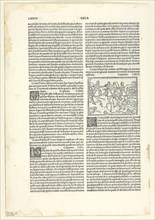 The Victory of the Scipios at Illiturgo from Historiae romanae decades (Roman History), Plate 49