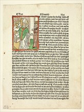 Saint Lupo from Heiligenleben (Lives of the Saints), Plate 5 from Woodcuts from Books of the 15th