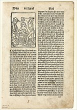 Saint Quiriaco from Heiligenleben (Lives of the Saints), Plate 8 from Woodcuts from Books of the
