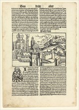 Babylon from Schedel Weltchronik (Schedel’s World History), Plate 9 from Woodcuts from Books of the