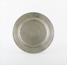 Plate, 1760, Germany, Pewter, 3.8 x 25.2 cm (1 1/2 x 9 15/16 in.)
