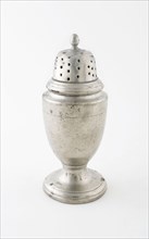 Pepper Shaker, Late 18th century, Possibly Netherlands, Netherlands, Pewter, 14 x 5.7 cm (5 1/2 x 2