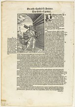 St. Peter from De Biblie vth der vthlegginge Doctoris Martini Luthers, plate 27 from Woodcuts from