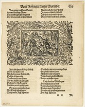 Illustration from Heldenbuch, plate 32 from Woodcuts from Books of the XVI Century, 1590, assembled