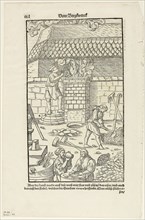 Page CCCL from Vom Bergwerck XII Bücher by Agricola, plate 43 from Woodcuts from Books of the XVI