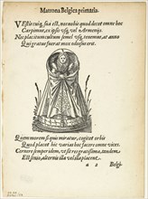 Matrona Belgica primaria (Belgian Matron of the First Rank) from Gynaeceum, sive Theatrum Mulierum,