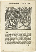 Illustration from Turnierbuch (Tournament Book), plate seven from Woodcuts from Books of the XVI