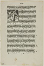 Leaf from Decachordum Christianum by Marco Vigerio, plate 81 from Woodcuts from Books of the XVI